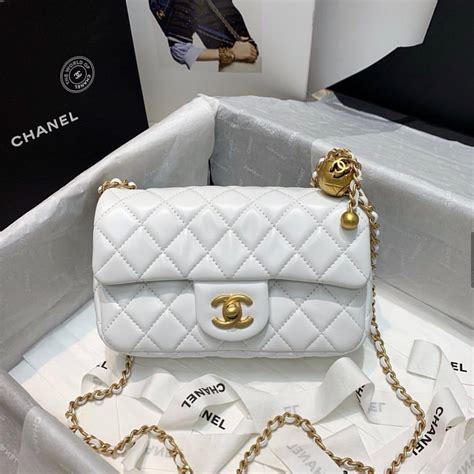 White Chanel Bags 